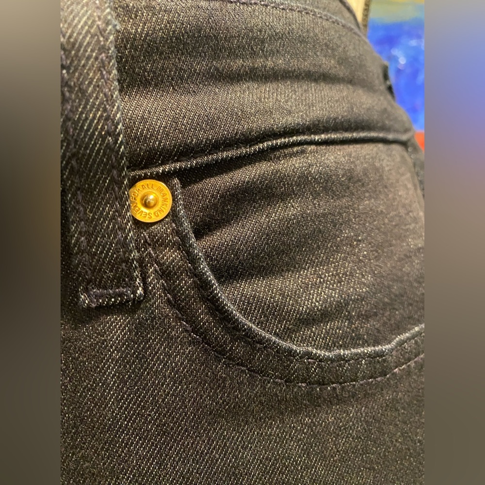 7 for all mankind denim trousers with back leg zipper detail. Size 30 - Picture 11 of 16